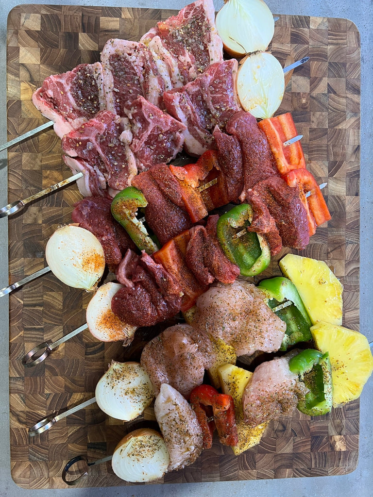 Beef & Vegetable Skewers - SmokeyQ