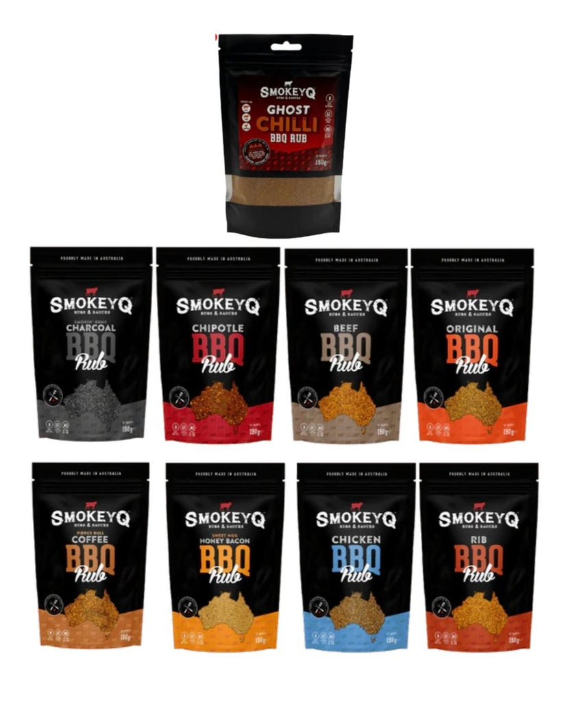 Rub Them All! 9 x 150g Rubs - SmokeyQ